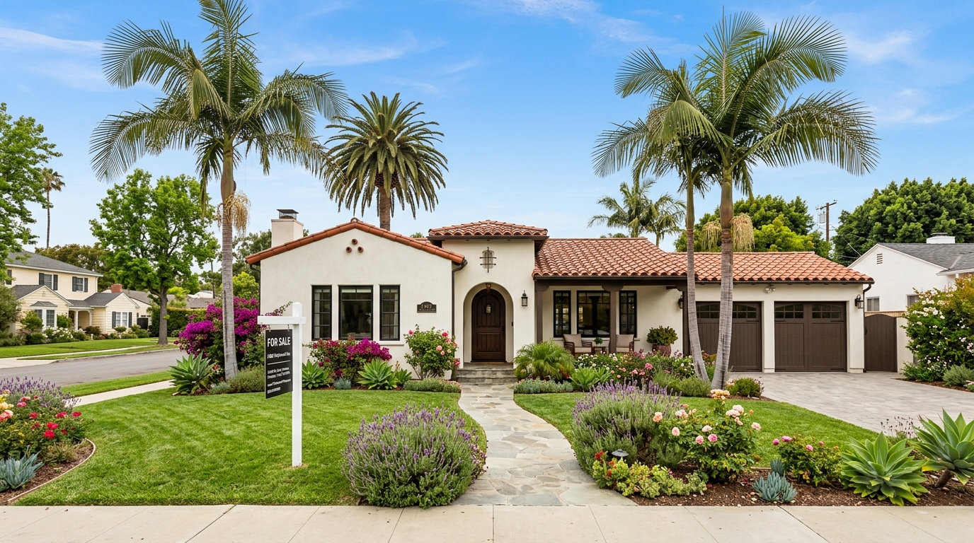 California home for sale with strong curb appeal